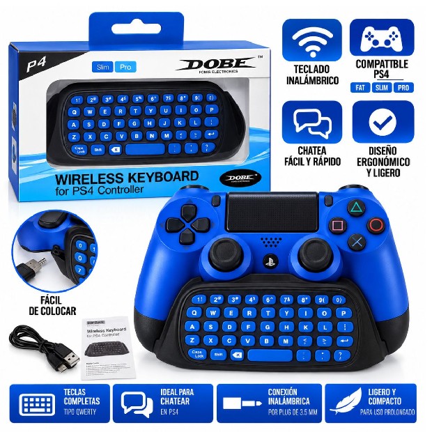 &ua TECLADO JOYSTICK PS4 DOVE